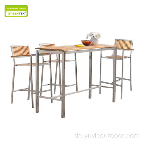 Burma Teak Outdoor APL Rechteckiger Balkensatz